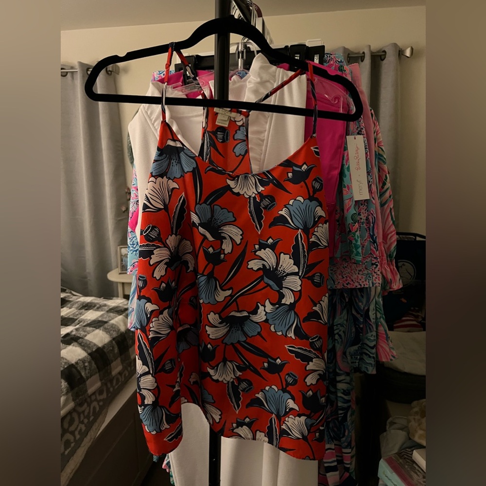 J Crew Floral Tank Top Blouse, Size 10. Worn Once. $14